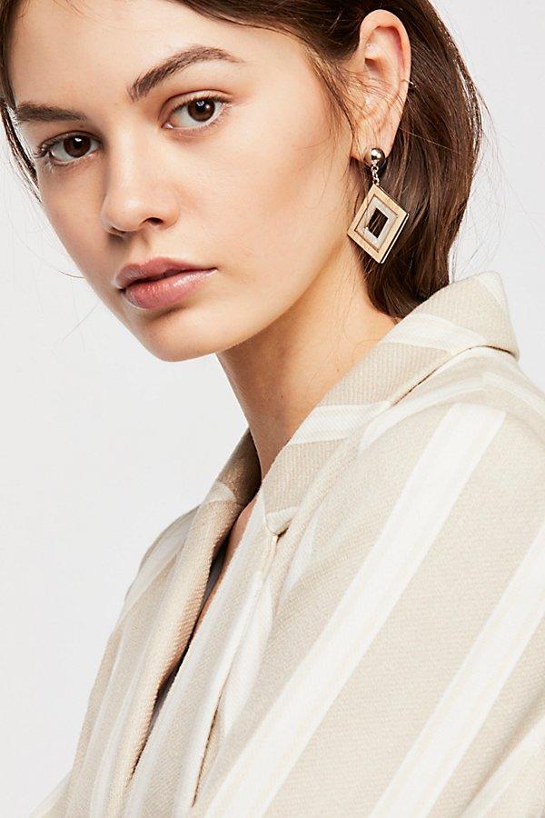 Diamond Wood Single Earring By Zhuu At Free People